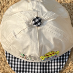 Cubby Bear Summer Checks Newborn Cap  🐻 (0 to 1.5 Years)