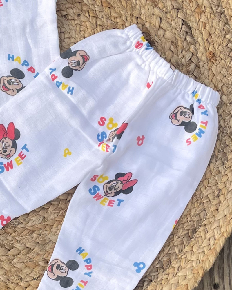 Tiny Smiles 100% Soft Baby Muslin Outfit Set