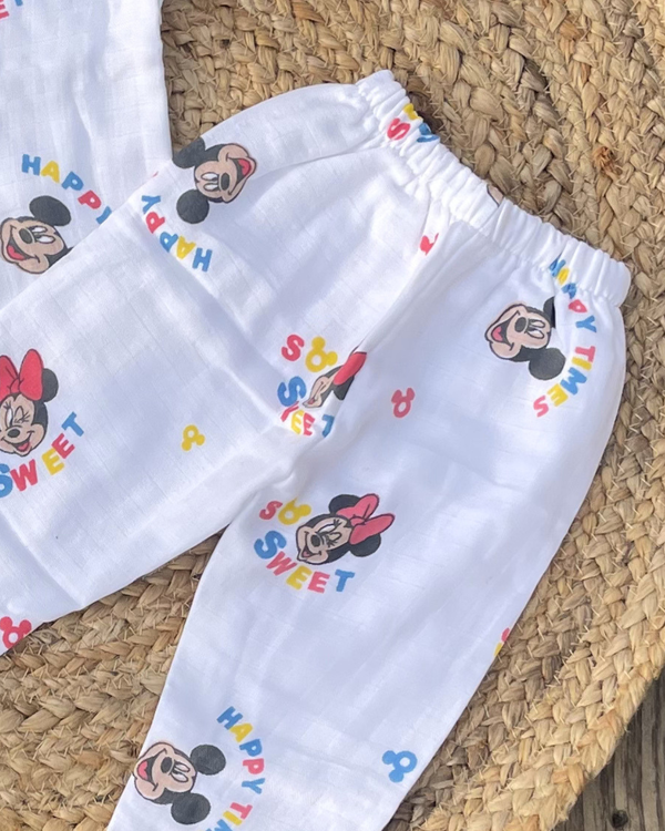 Tiny Smiles 100% Soft Baby Muslin Outfit Set