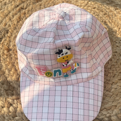 Funny Moo Soft Checks Baby & Toodlers Cap