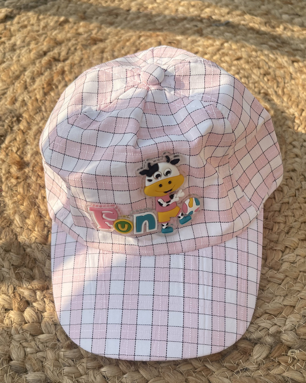 Funny Moo Soft Checks Baby & Toodlers Cap
