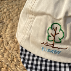Cubby Bear Summer Checks Newborn Cap  🐻 (0 to 1.5 Years)