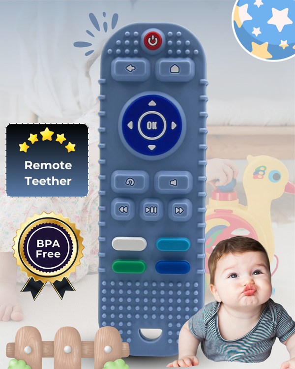 Premium Sea Grey Remote Teether