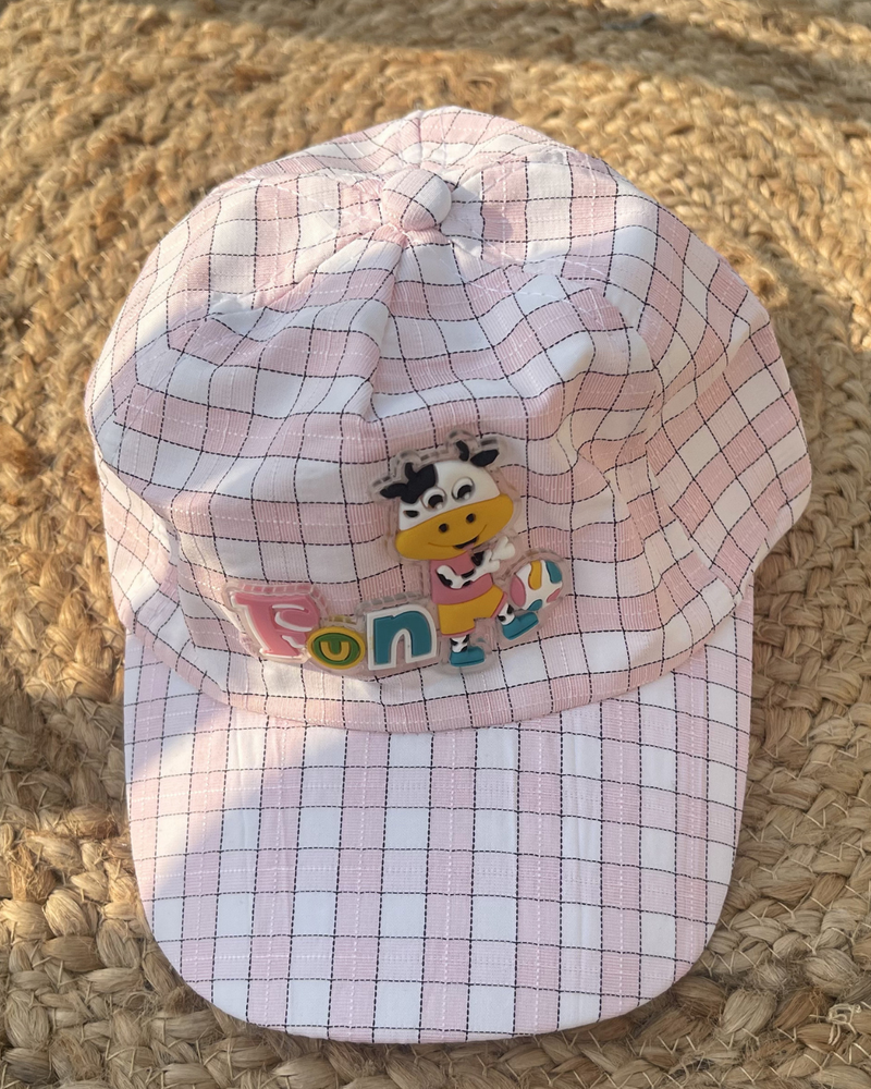 Funny Moo Soft Checks Baby & Toodlers Cap