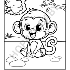 Wild Animal Colouring Book