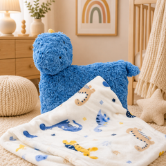3 in 1 Cloud Cuddle Sheep Pillow Toy With Blanket ☁️🤍