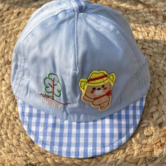 Cubby Bear Summer Checks Newborn Cap  🐻 (0 to 1.5 Years)