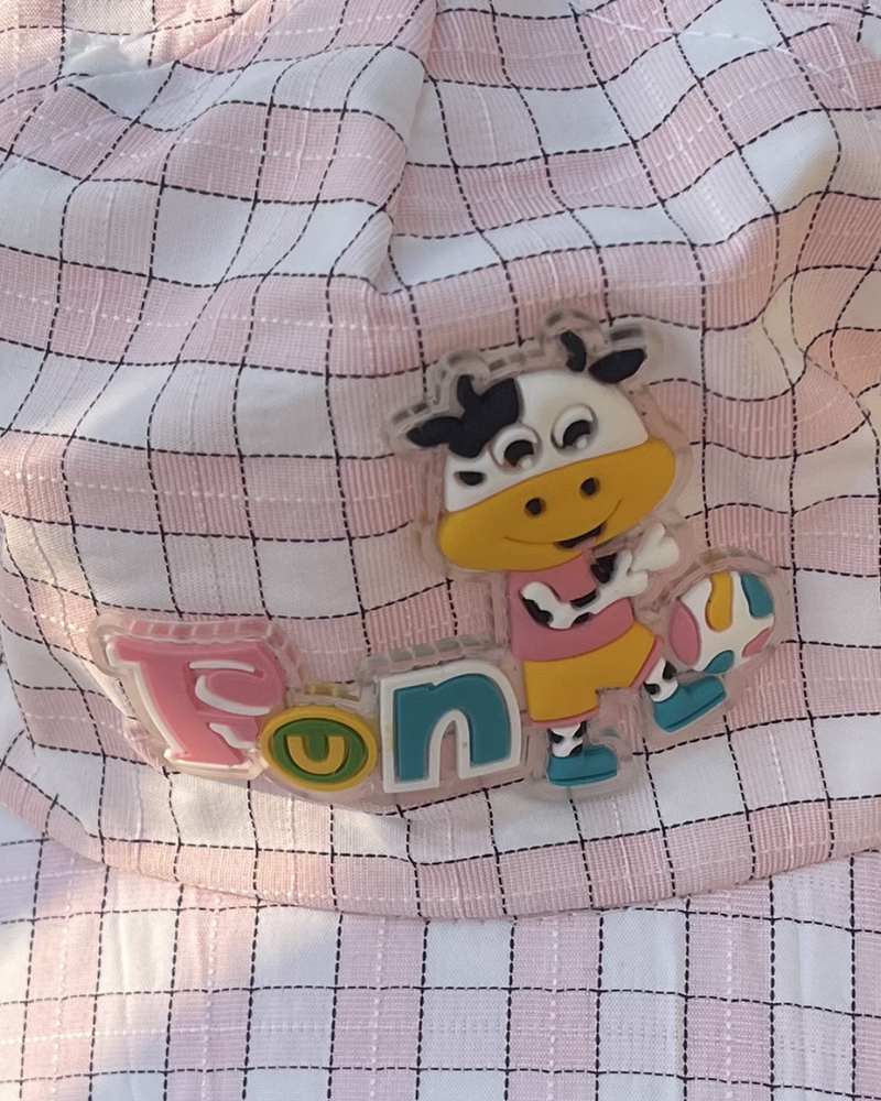 Funny Moo Soft Checks Baby & Toodlers Cap