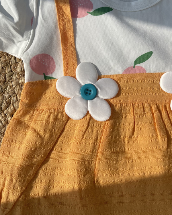 Little Sunflower Charm Baby Frock