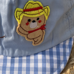 Cubby Bear Summer Checks Newborn Cap  🐻 (0 to 1.5 Years)