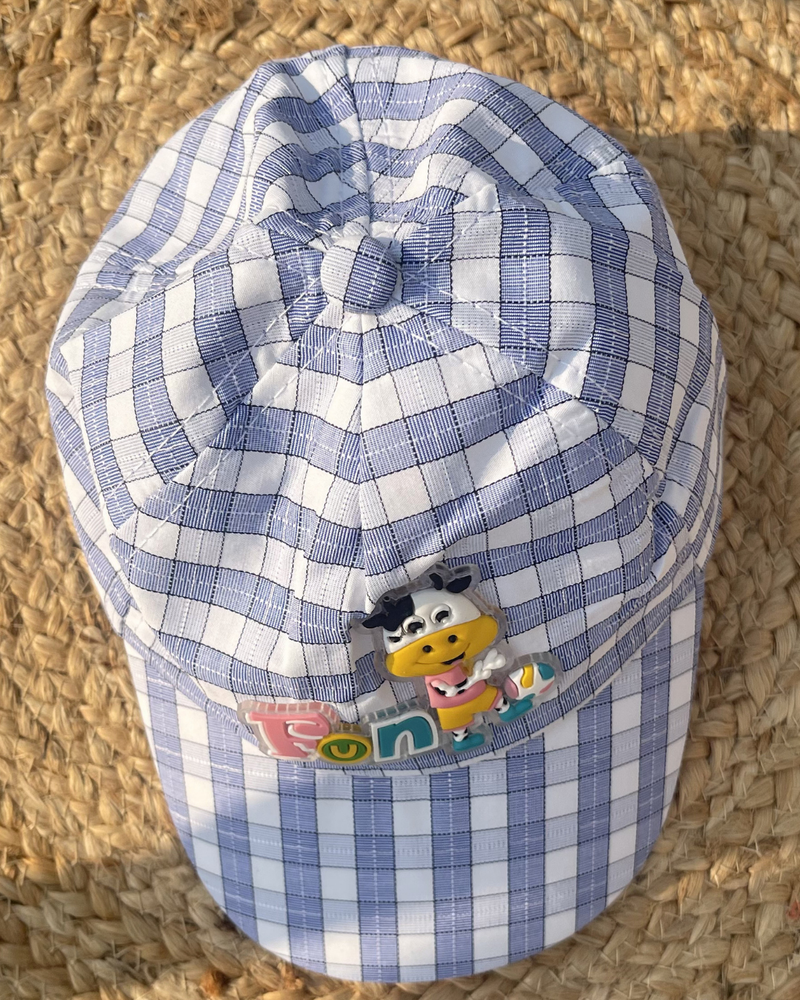 Funny Moo Soft Checks Baby & Toodlers Cap