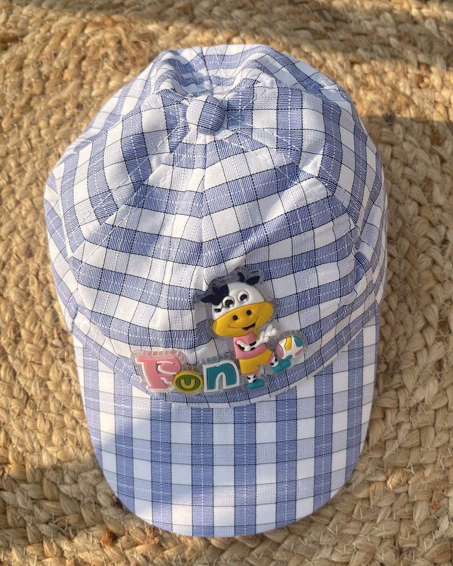 Funny Moo Soft Checks Baby & Toodlers Cap