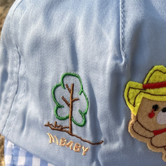 Cubby Bear Summer Checks Newborn Cap  🐻 (0 to 1.5 Years)