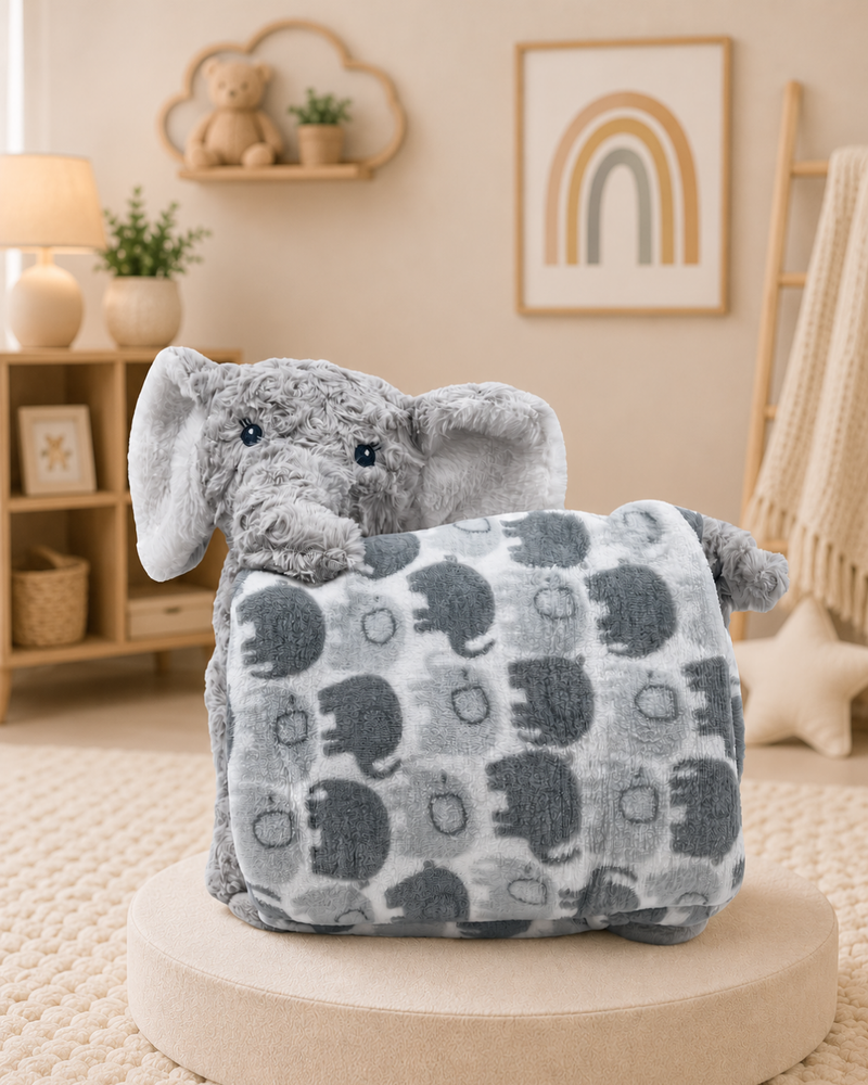 3 in 1 Cloud Cuddle Sheep Pillow Toy With Blanket ☁️🤍