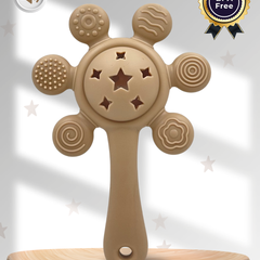 (5 in 1)  Safari Soothing Rattle + Advance Teether