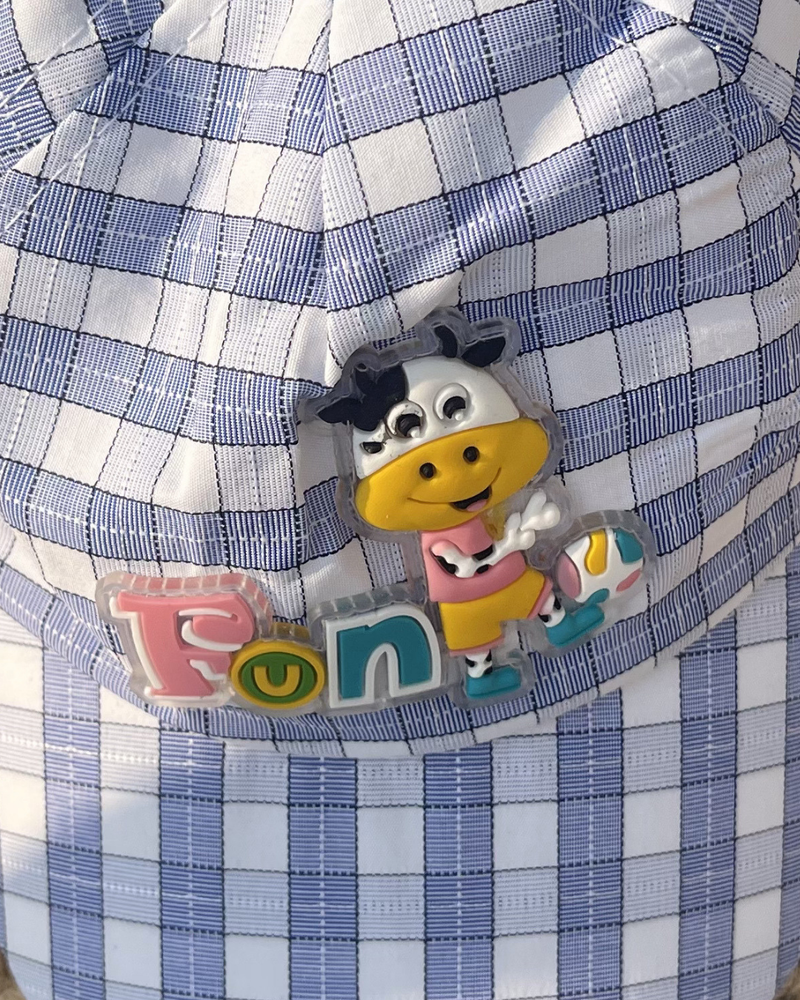 Funny Moo Soft Checks Baby & Toodlers Cap