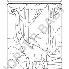 Jurassic Joy – Dino Colouring Page