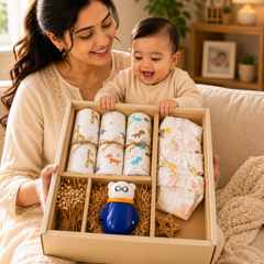 Pack of 9: Baby Essential Daily Care Box