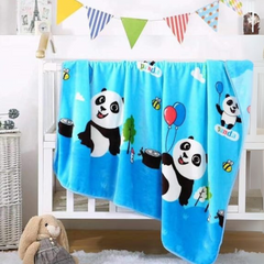Little Panda Sky Adventures Soft Premium Quality Baby Blanket