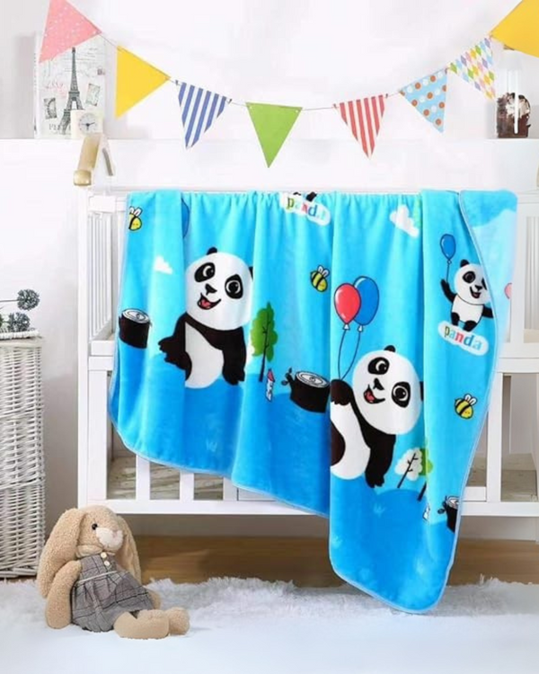 Little Panda Sky Adventures Soft Premium Quality Baby Blanket