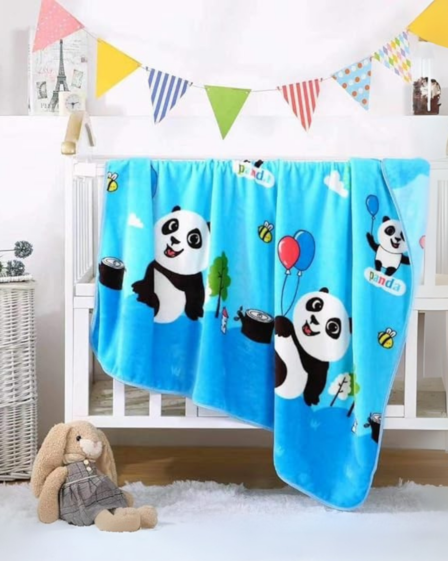 Little Panda Sky Adventures Soft Premium Quality Baby Blanket