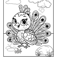 Wild Animal Colouring Book