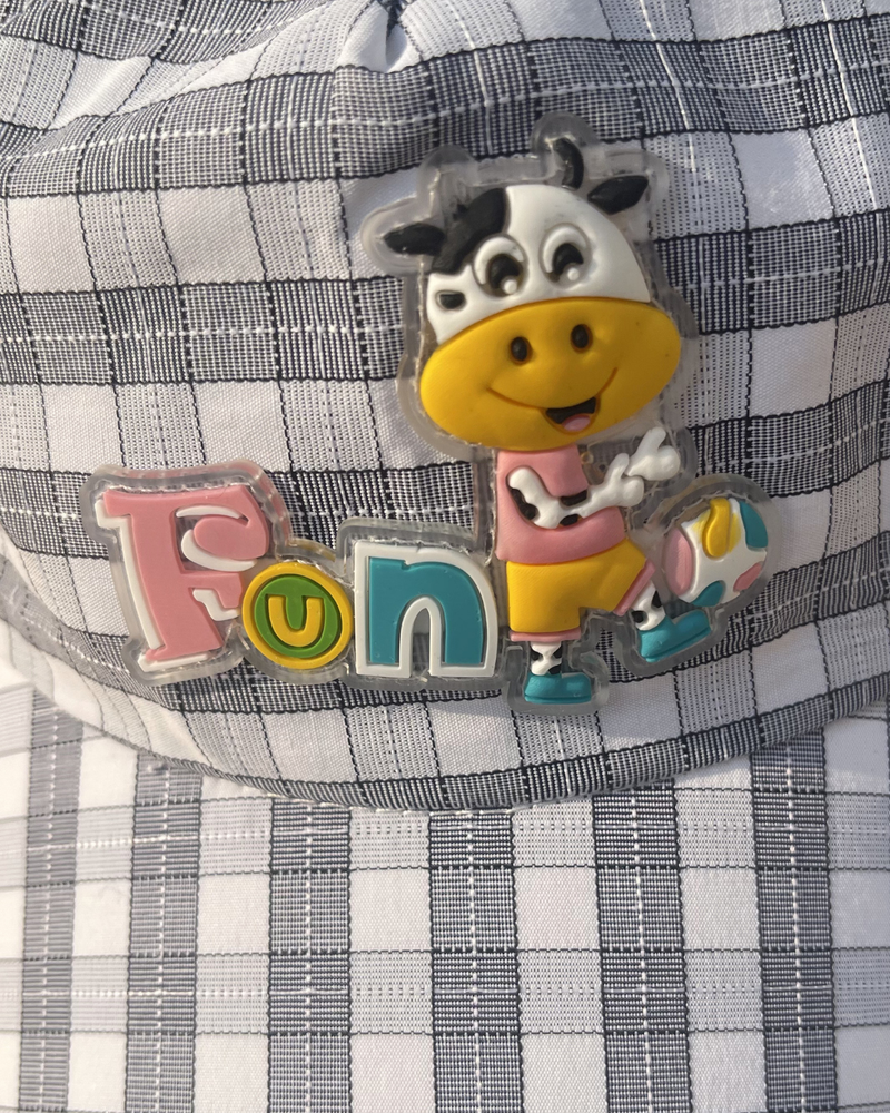 Funny Moo Soft Checks Baby & Toodlers Cap