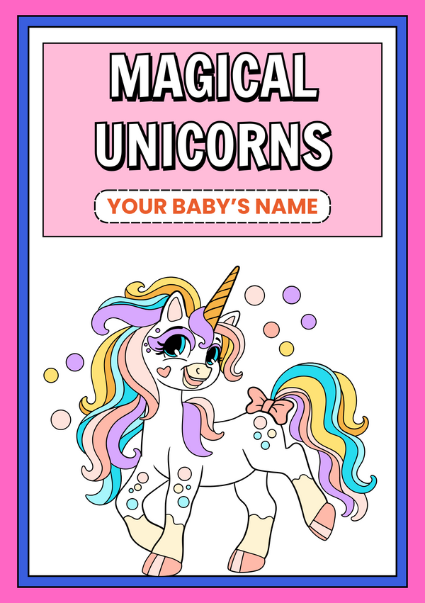 🦄 Unicorn Dreams Coloring Book