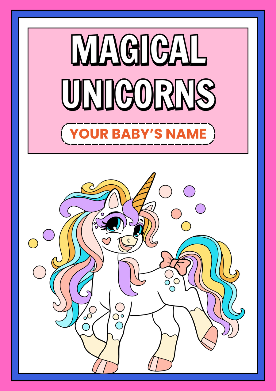 🦄 Unicorn Dreams Coloring Book