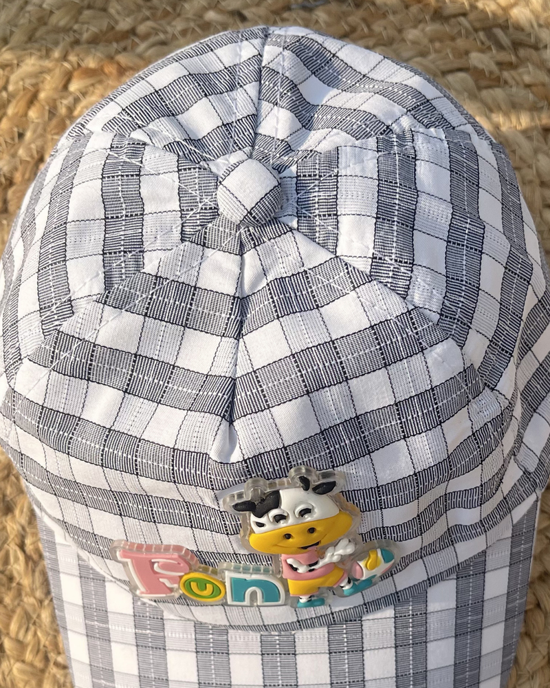 Funny Moo Soft Checks Baby & Toodlers Cap
