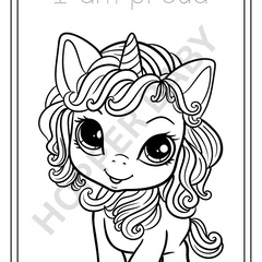 🦄 Unicorn Dreams Coloring Book