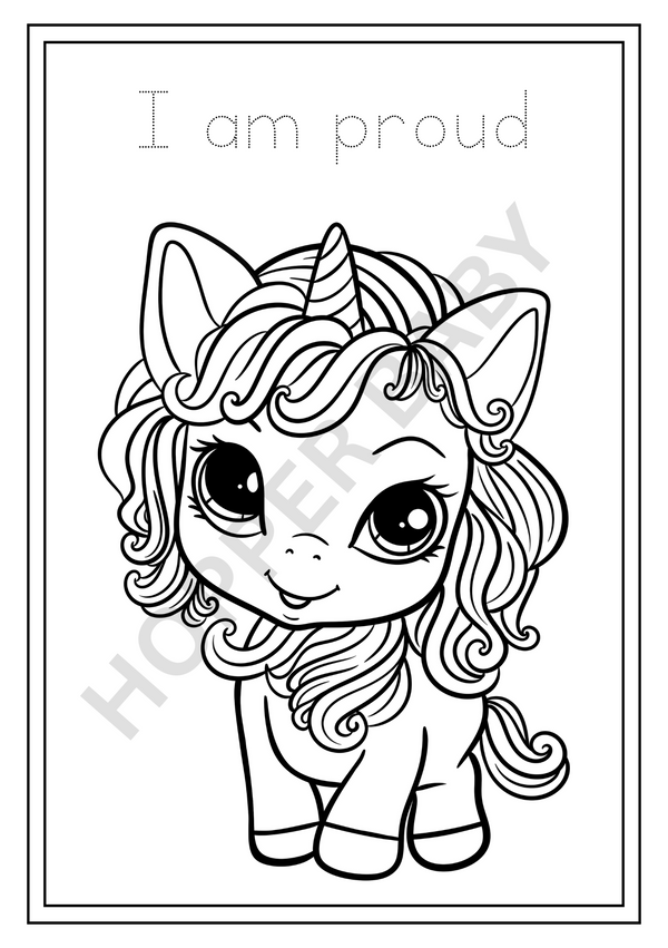 🦄 Unicorn Dreams Coloring Book