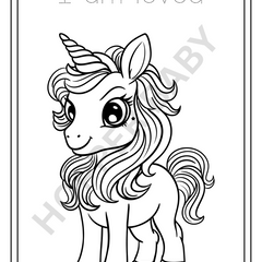 🦄 Unicorn Dreams Coloring Book