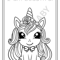 🦄 Unicorn Dreams Coloring Book