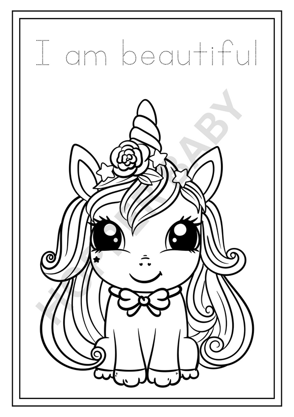 🦄 Unicorn Dreams Coloring Book