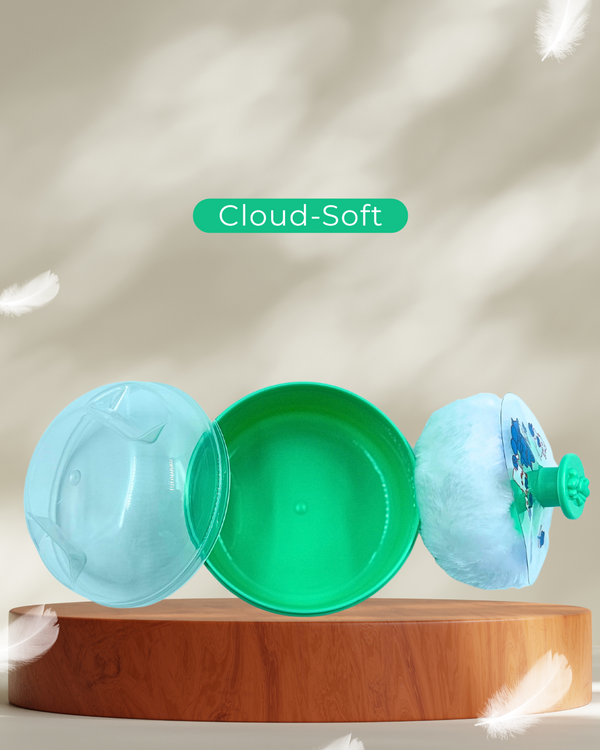 Minty Fresh Soft Powder Puff  Box
