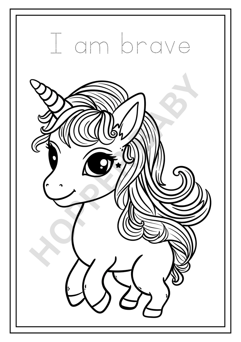 🦄 Unicorn Dreams Coloring Book