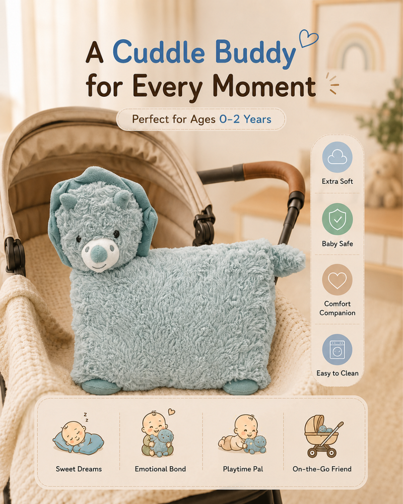 3 in 1 Pillow Forest TeddyToy With Blanket ☁️🤍