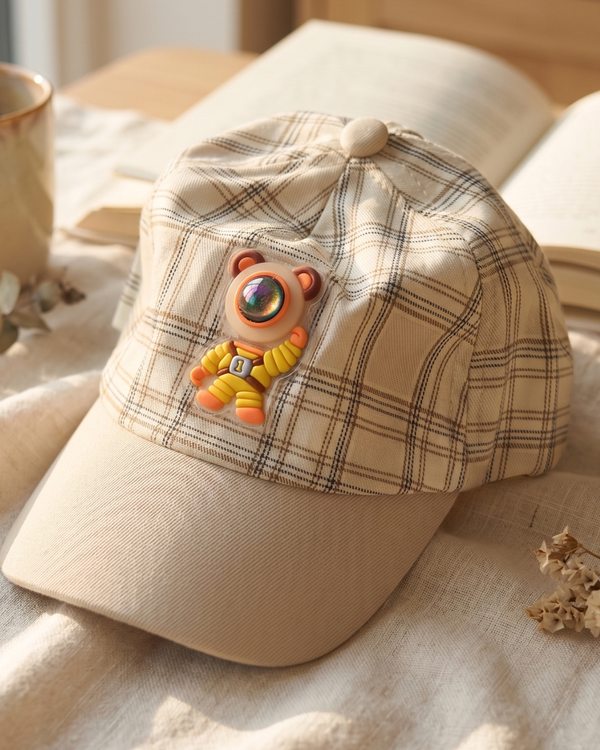Soft Beige Galaxy Buddy Baby & Toddler Cap