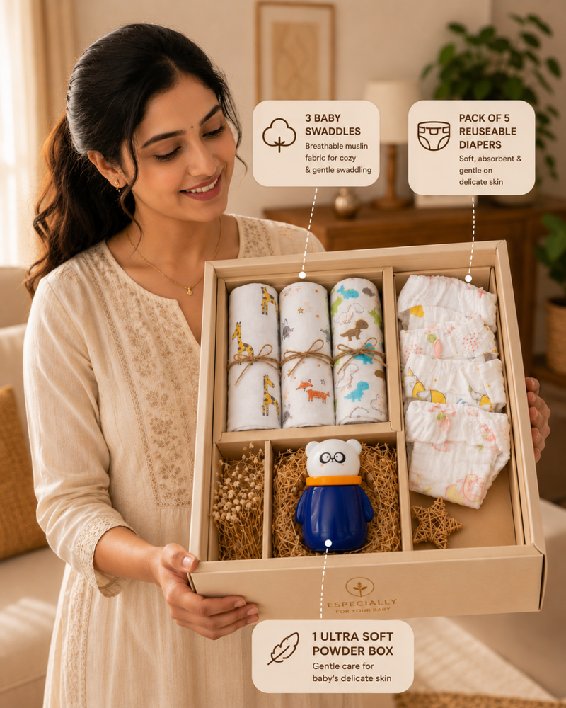 Pack of 9: Baby Essential Daily Care Box