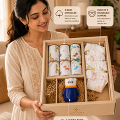 Pack of 9: Baby Essential Daily Care Box