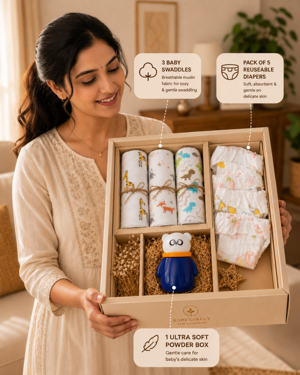 Pack of 9: Baby Essential Daily Care Box