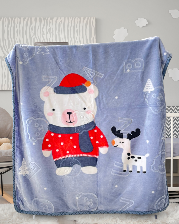 Polar Cuddle Double Cozy & Soft Premium Blanket (With Bag)