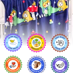 Little Dino Galaxy Soft Baby Premium Quality Blanket