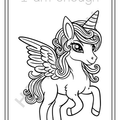 🦄 Unicorn Dreams Coloring Book
