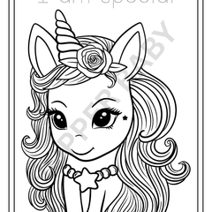 🦄 Unicorn Dreams Coloring Book