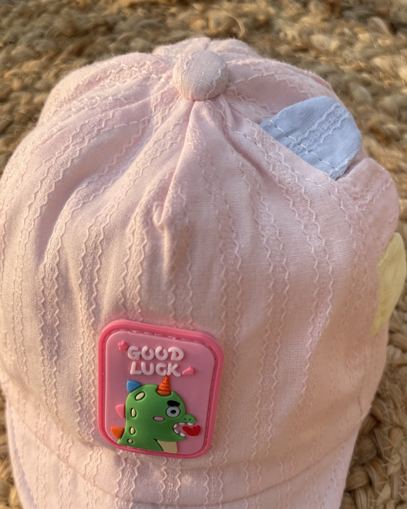 Lucky Dino Baby Cap 🦕🍀 (0-2 Years)