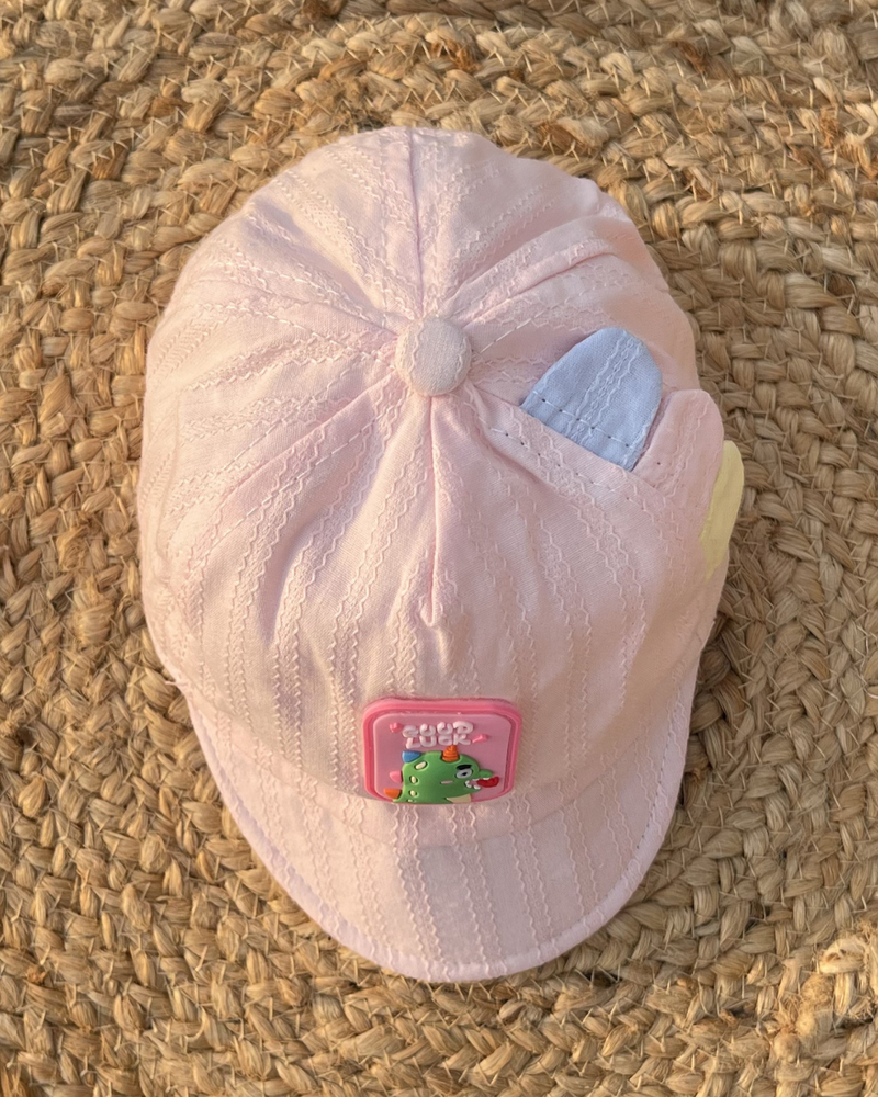 Lucky Dino Baby Cap 🦕🍀 (0-2 Years)