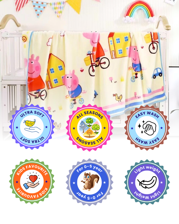 Peppa Pig Playtime Ultra Soft Baby Premium Blanket