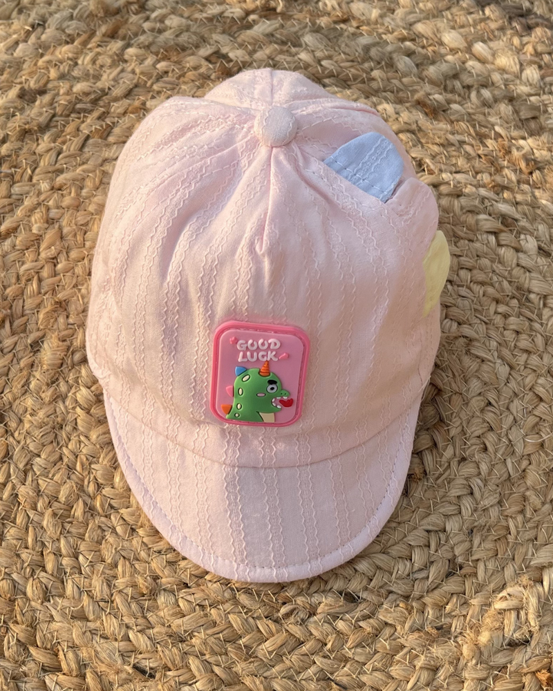 Lucky Dino Baby Cap 🦕🍀 (0-2 Years)